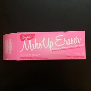 Pink makeup eraser